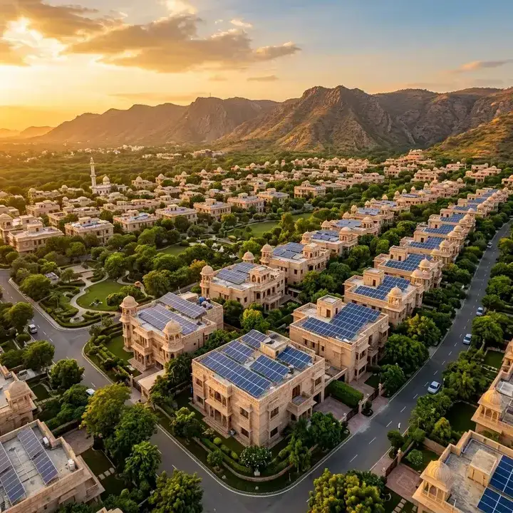 Solar rooftop installation by SOLGURU Green Energy